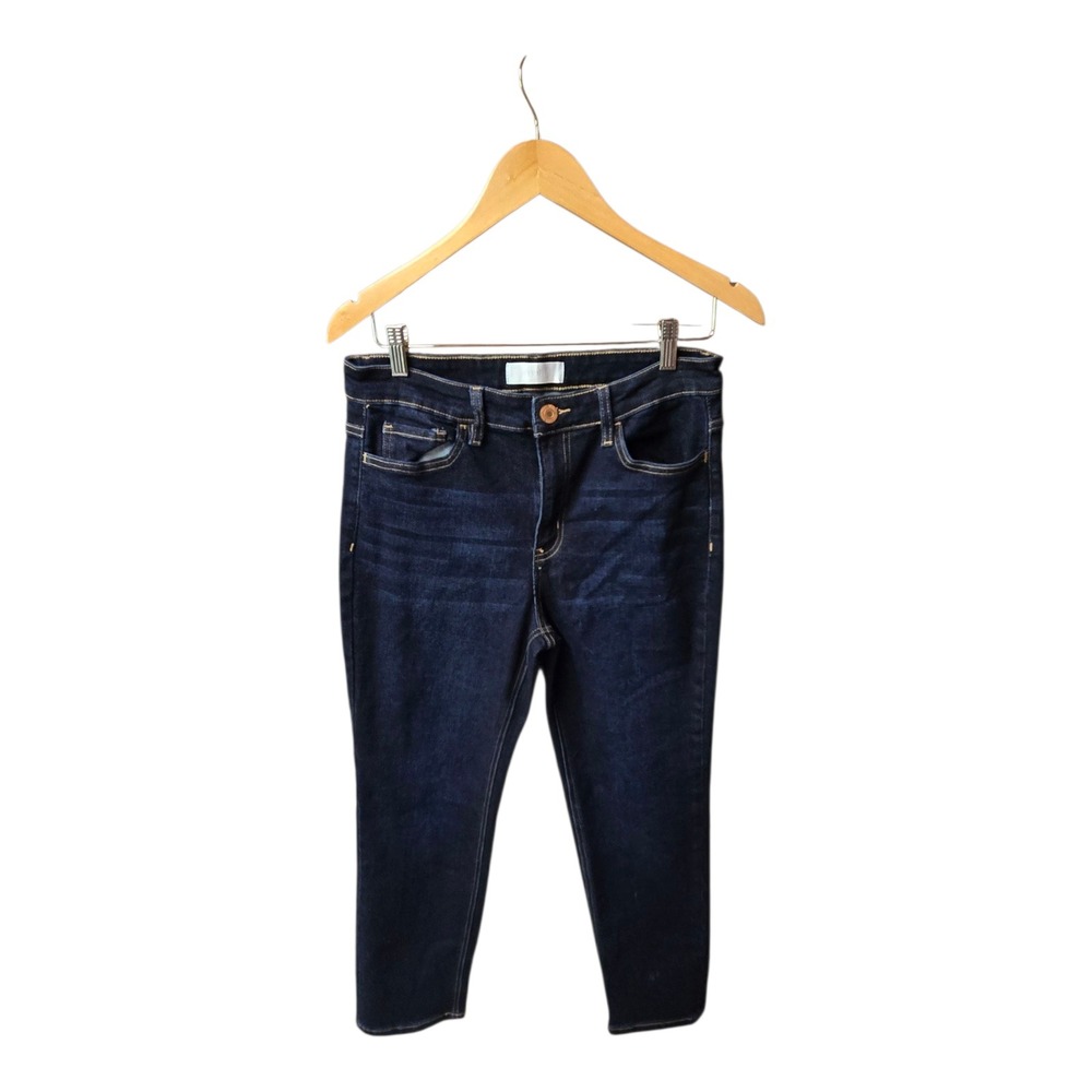 👖✨ VERVET Straight Leg Jeans Size 30 Mid Rise Dark‎ Wash Stretch Denim